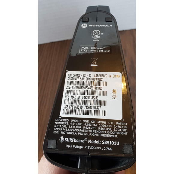 Motorola SURFboard SB5101U Cable Modem - Picture 6 of 9